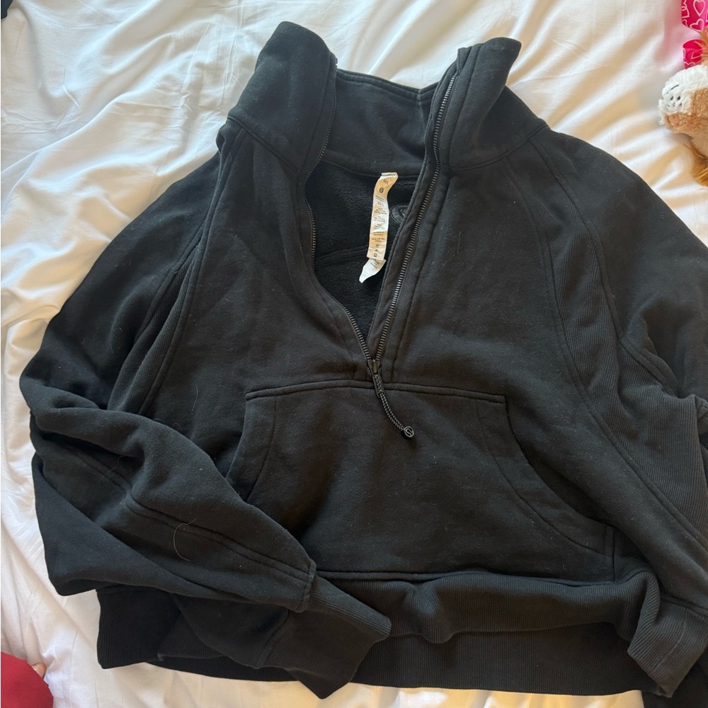 lululemon athletica Black Tunnel Neck Sweater